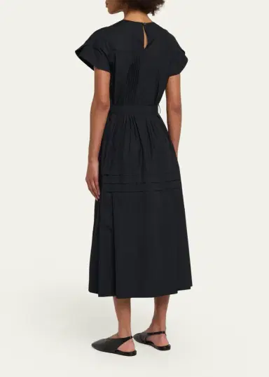 3.1 Phillip Lim Pleated Poplin Midi Dress | Thumbnail 3 3.1 Phillip Lim Pleated Poplin Midi Dress | Thumbnail 3