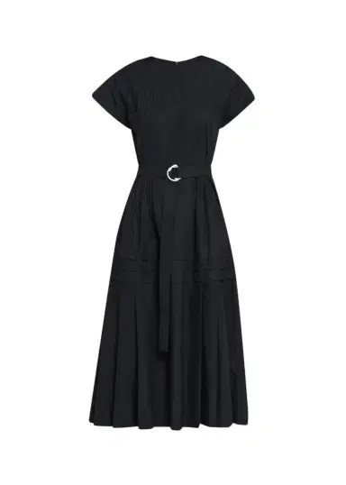 3.1 Phillip Lim Pleated Poplin Midi Dress | Thumbnail 1 3.1 Phillip Lim Pleated Poplin Midi Dress | Thumbnail 1