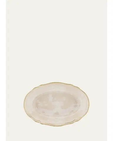 GINORI 1735 Meringa Porcelain Pickle Dish | Thumbnail 1