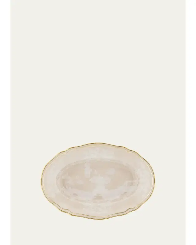 GINORI 1735 Meringa Porcelain Pickle Dish