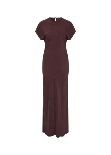 SIR. Noria Silk Cap-Sleeve Gown | Thumbnail 1 SIR. Noria Silk Cap-Sleeve Gown | Thumbnail 1