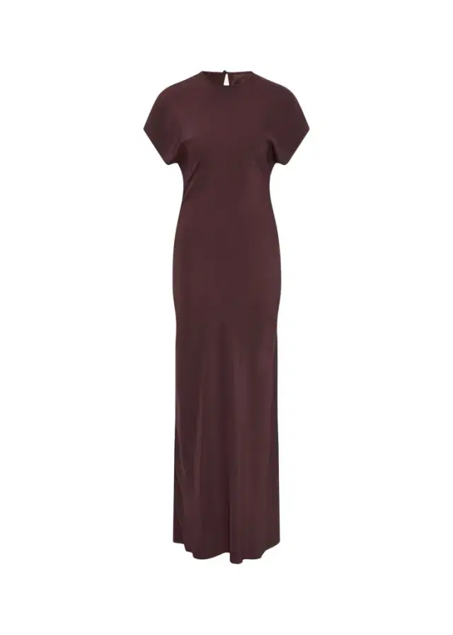 SIR. Noria Silk Cap-Sleeve Gown