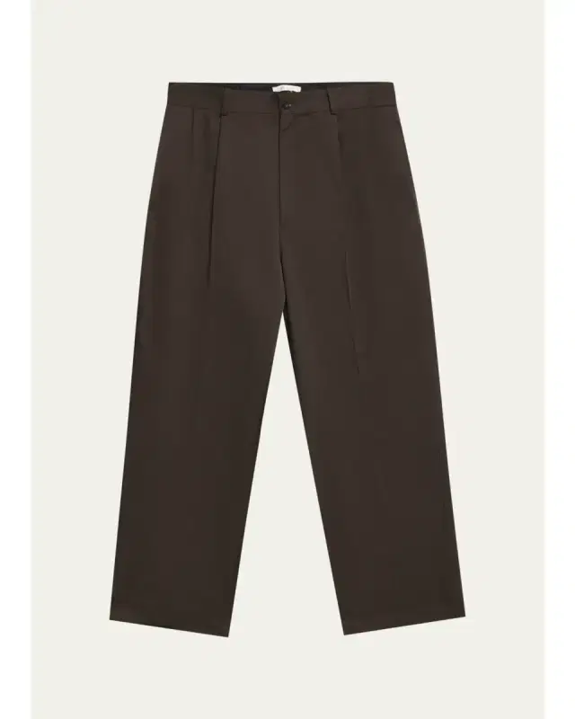Men's Front-Crease Straight Leg Pants
