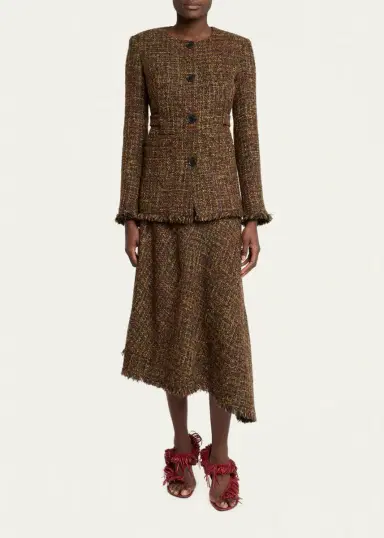 Proenza Schouler Aurelia Tweed Jacket | Thumbnail 2