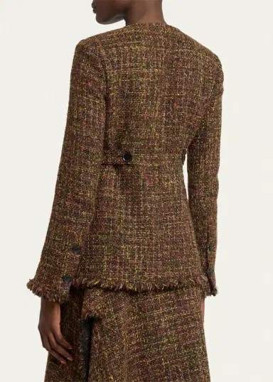 Proenza Schouler Aurelia Tweed Jacket | Thumbnail 3