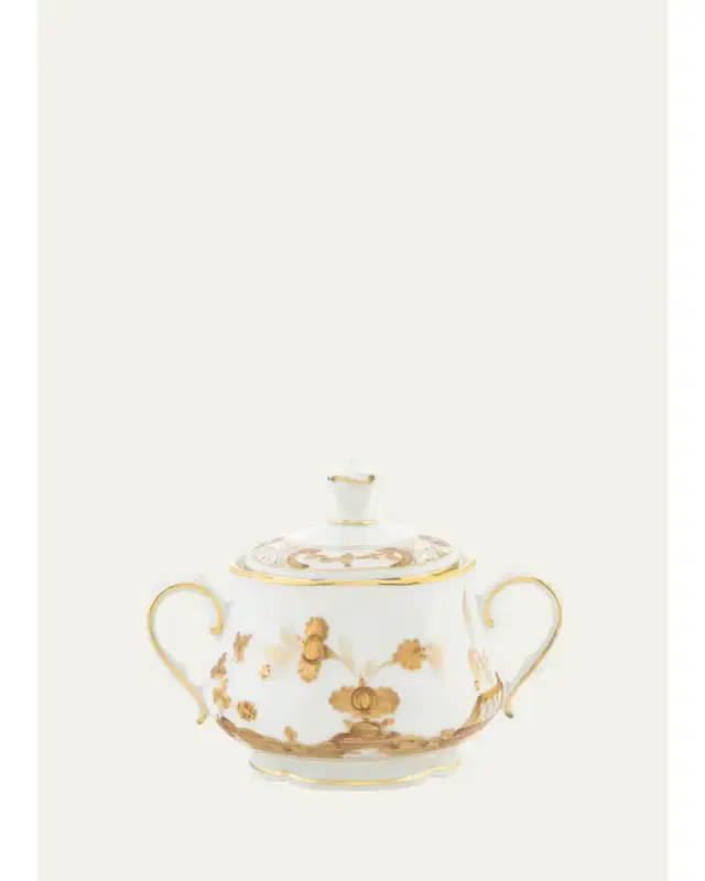 GINORI 1735 Aurum Sugar Porcelain Bowl