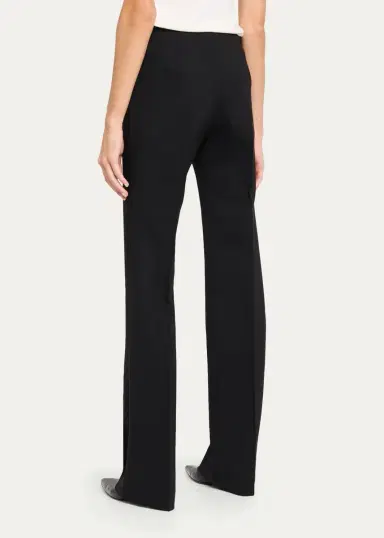 Max Mara Morata Stretch Wool Straight-Leg Pants | Thumbnail 3 Max Mara Morata Stretch Wool Straight-Leg Pants | Thumbnail 3