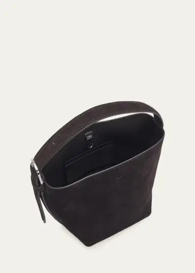 TOTEME Small Belted Suede Tote Bag | Thumbnail 3