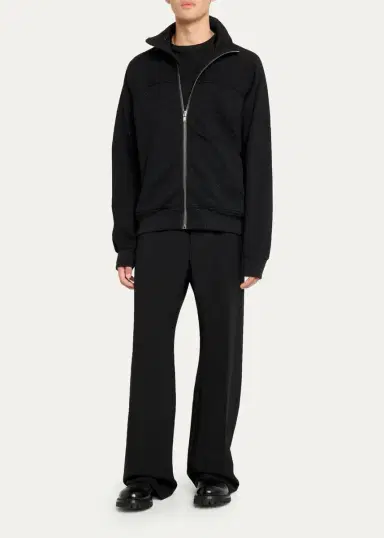 Rick Owens Men's High Neck Full-Zip Jacket | Thumbnail 2