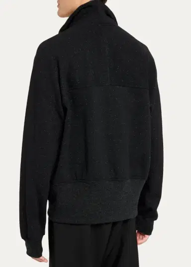 Rick Owens Men's High Neck Full-Zip Jacket | Thumbnail 3