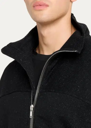 Rick Owens Men's High Neck Full-Zip Jacket | Thumbnail 5