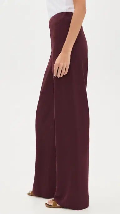 Vince Colette High Waist Crepe Bias Pants Black Rose | Thumbnail 4 Vince Colette High Waist Crepe Bias Pants Black Rose | Thumbnail 4