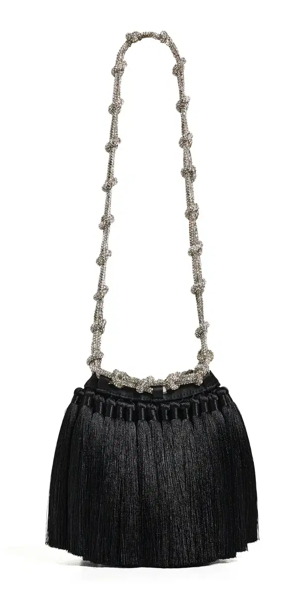 SIMONMILLER Tassel Evening Knotty Bag Black One Size