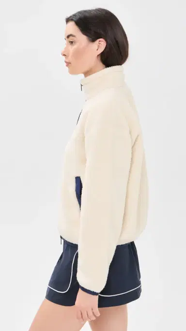 RLX Ralph Lauren Vintage Polar Fleece Knit Jacket Natural | Thumbnail 4