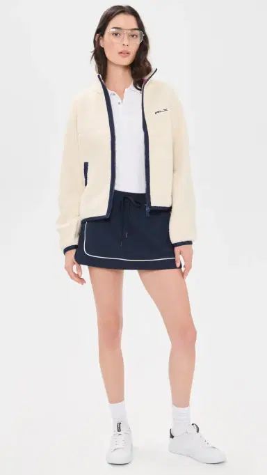 RLX Ralph Lauren Vintage Polar Fleece Knit Jacket Natural | Thumbnail 5