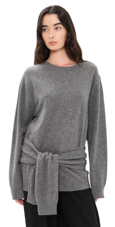Source Unknown Tio Extra Shawl Sweater Grey M/L | Thumbnail 1