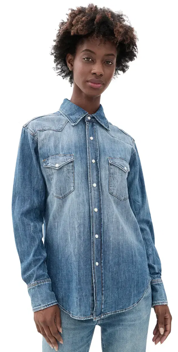 ÉTERNE Ellis Shirt Medium Indigo