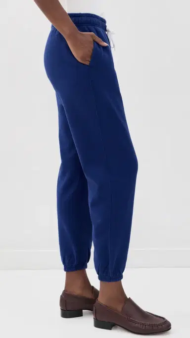 Polo Ralph Lauren Vintage Fleece Knit Ankle Joggers Fall Royal | Thumbnail 4