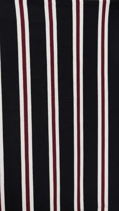 LE BOP Brie triped Skirt Black//Mahogany | Thumbnail 6