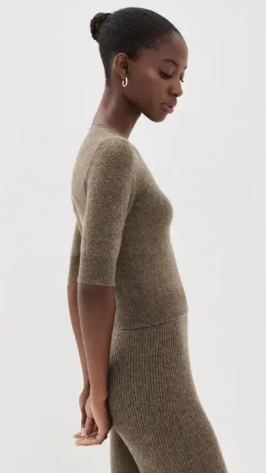 Le Kasha Chypre Cashmere Sweater Olive | Thumbnail 4