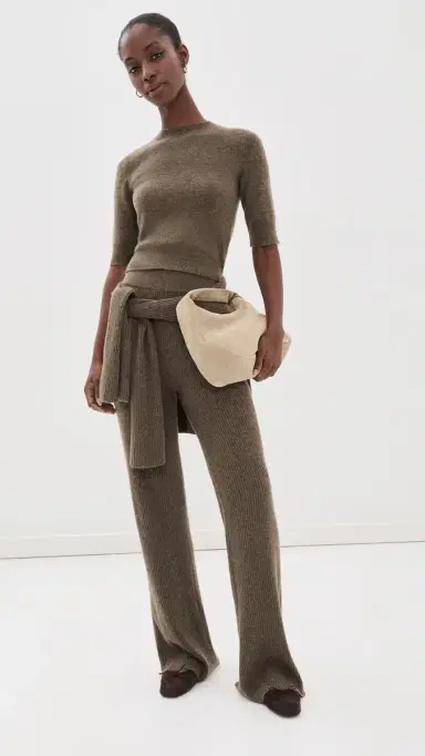 Le Kasha Chypre Cashmere Sweater Olive | Thumbnail 5