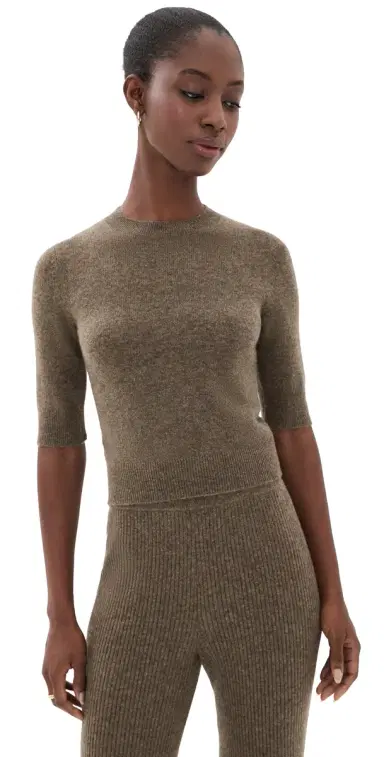 Le Kasha Chypre Cashmere Sweater Olive | Thumbnail 1