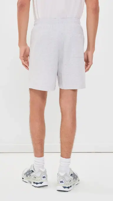 Sporty & Rich UA Wellness Club Gym Shorts Heather Grey Light Navy | Thumbnail 5 Sporty & Rich UA Wellness Club Gym Shorts Heather Grey Light Navy | Thumbnail 5