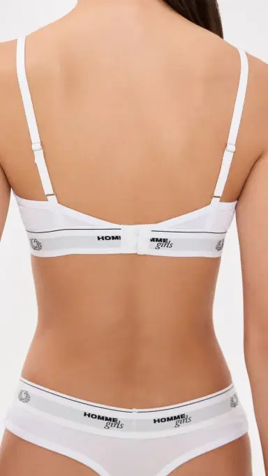 Hommegirls Homme Girls x Fruit Of The oom Classic Thong 3 Pack Stripe Heather Grey/White | Thumbnail 4 Hommegirls Homme Girls x Fruit Of The oom Classic Thong 3 Pack Stripe Heather Grey/White | Thumbnail 4