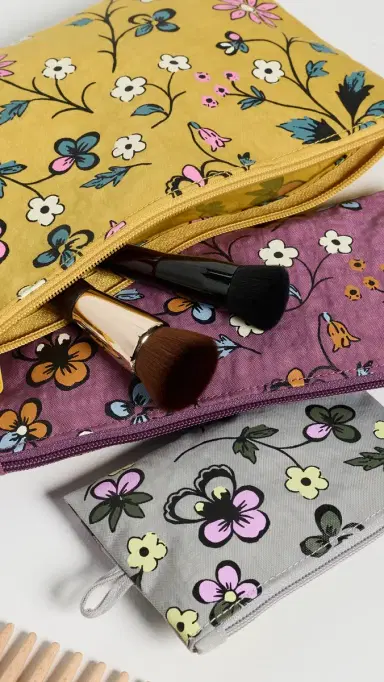 BAGGU Flat Pouch Set Wildwood Mix One Size | Thumbnail 4