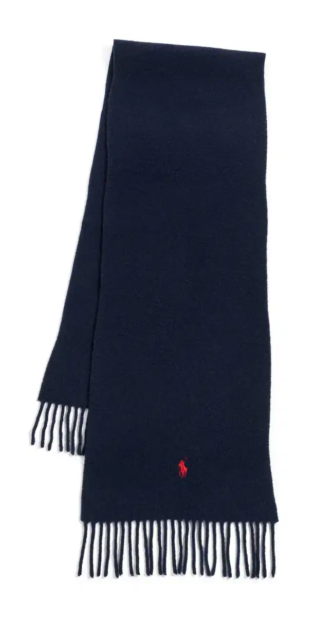 Polo Ralph Lauren Solid Recycled Wool Scarf Hunter Navy One Size