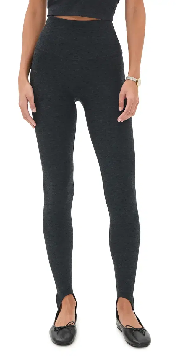 Beyond Yoga pacedye tirrup High Waisted Leggings Darkest Night