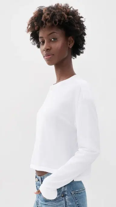 AMO Faye Henley Tee | Thumbnail 4 AMO Faye Henley Tee | Thumbnail 4