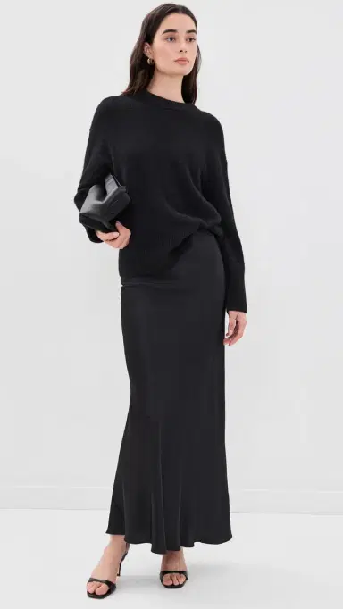 RAILS Romina Satin Skirt Black M | Thumbnail 5