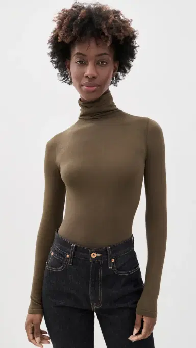 Wolford Colorado Thong Bodysuit Dark Wood S | Thumbnail 2 Wolford Colorado Thong Bodysuit Dark Wood S | Thumbnail 2