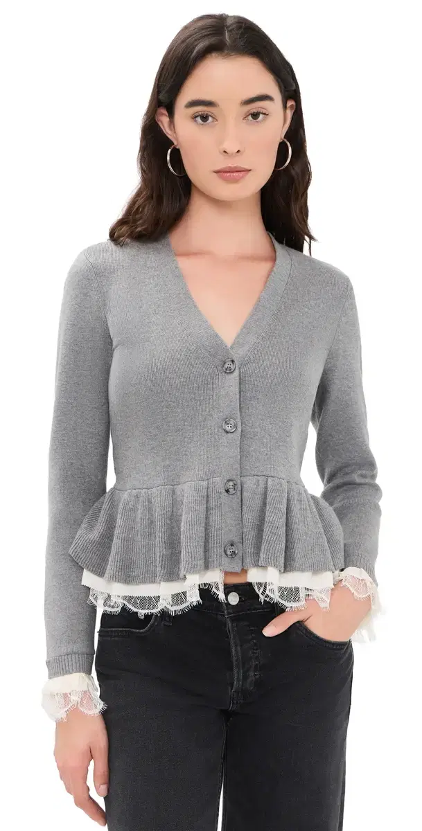 Cinq à Sept Dolly Cardigan Heather Grey/