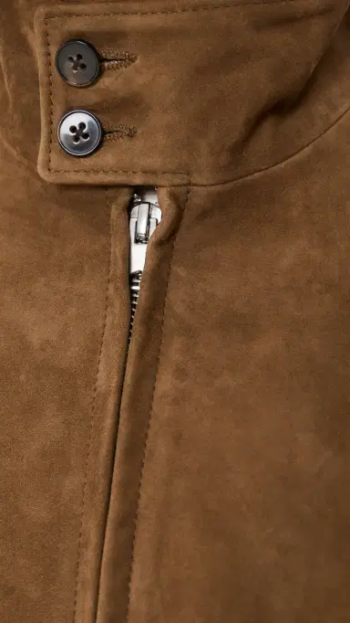 AGOLDE Blair Goatskin Suede Jacket Pecan | Thumbnail 6 AGOLDE Blair Goatskin Suede Jacket Pecan | Thumbnail 6