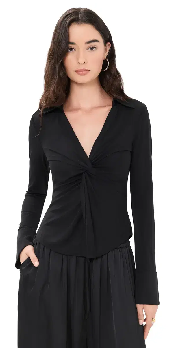 Cinq à Sept atte Jersey ckenna Top Black
