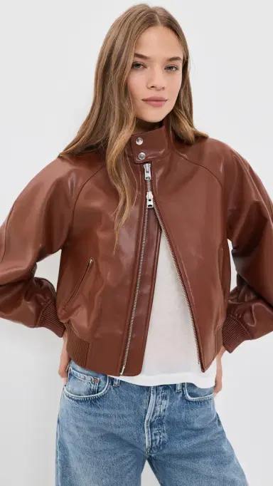 AGOLDE Nova Bomber Jacket PALIANDER | Thumbnail 2 AGOLDE Nova Bomber Jacket PALIANDER | Thumbnail 2
