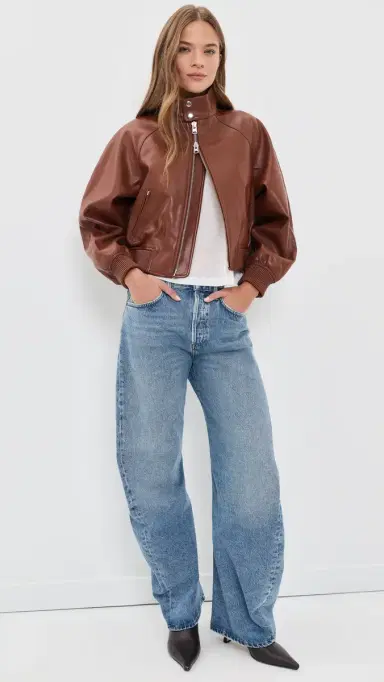 AGOLDE Nova Bomber Jacket PALIANDER | Thumbnail 5 AGOLDE Nova Bomber Jacket PALIANDER | Thumbnail 5