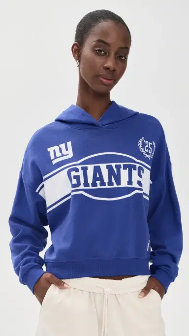 Junk Food New York Giants Oversized Cropped Hoodie Liberty S | Thumbnail 2 Junk Food New York Giants Oversized Cropped Hoodie Liberty S | Thumbnail 2