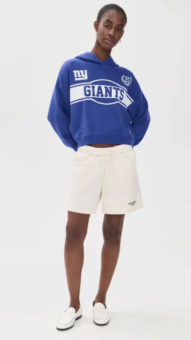 Junk Food New York Giants Oversized Cropped Hoodie Liberty S | Thumbnail 5 Junk Food New York Giants Oversized Cropped Hoodie Liberty S | Thumbnail 5