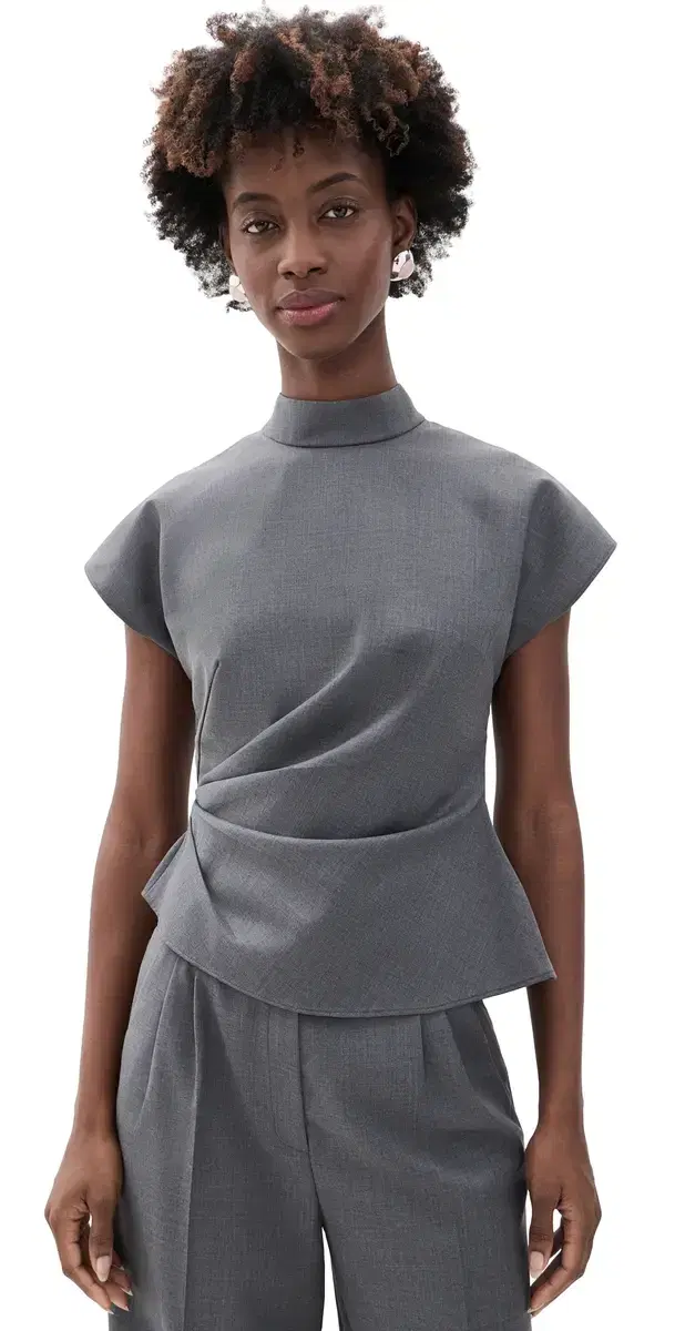 Saloni Rhona Top Slate Grey
