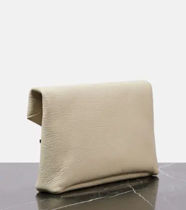 Saint Laurent Cassandre Large leather clutch | Thumbnail 2