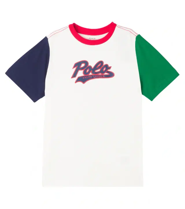 POLO RALPH LAUREN KIDS Logo cotton jersey T-shirt