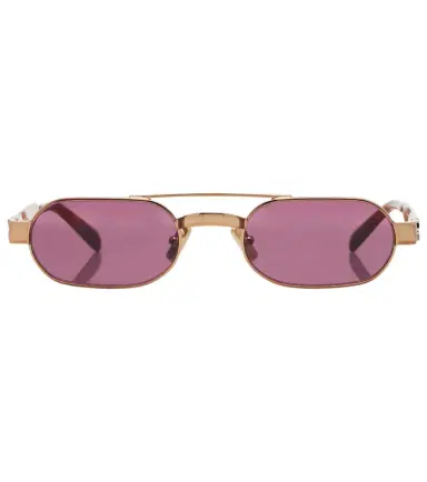Miu Miu Logo oval sunglasses | Thumbnail 1 Miu Miu Logo oval sunglasses | Thumbnail 1