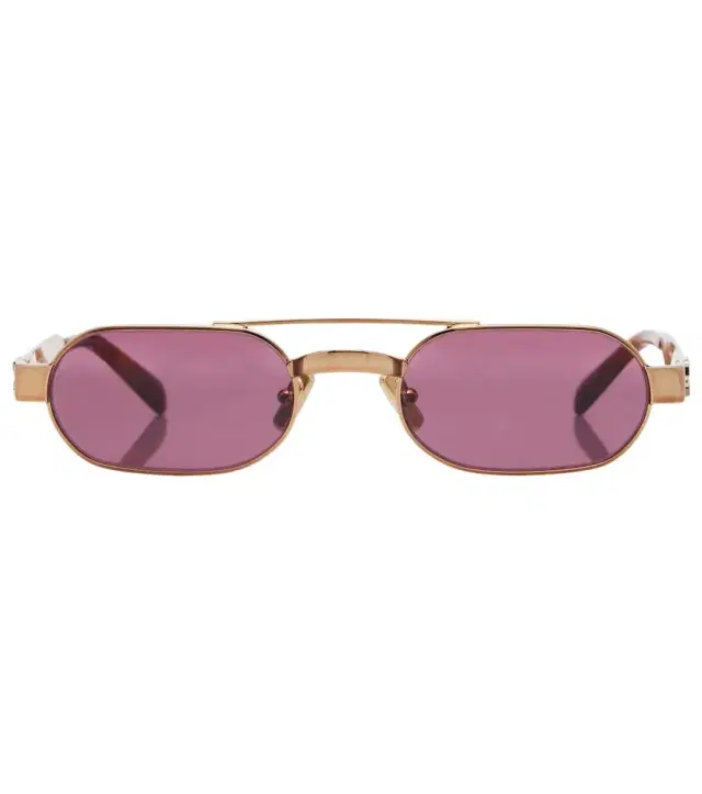 Logo oval sunglasses
