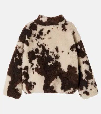 THE NEW SOCIETY Wynn cow-print fleece jacket | Thumbnail 4