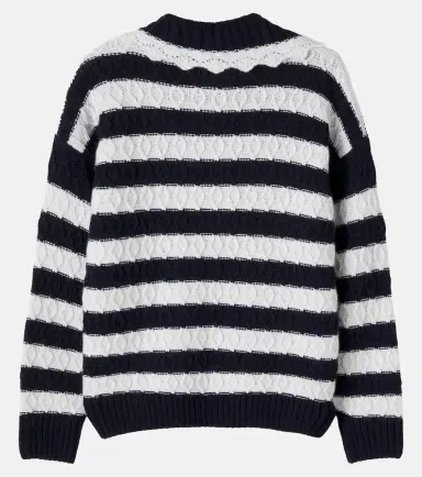 THE NEW SOCIETY Reverie striped polo sweater | Thumbnail 3