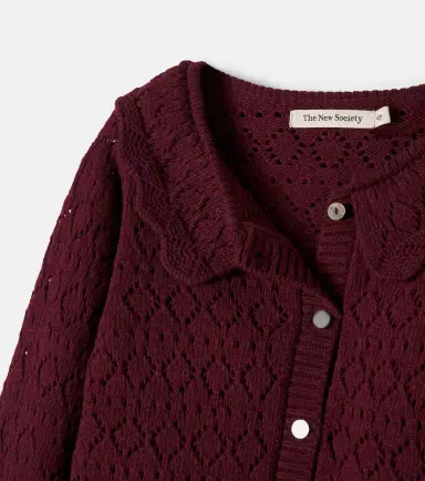 THE NEW SOCIETY Luma open-knit cardigan | Thumbnail 3