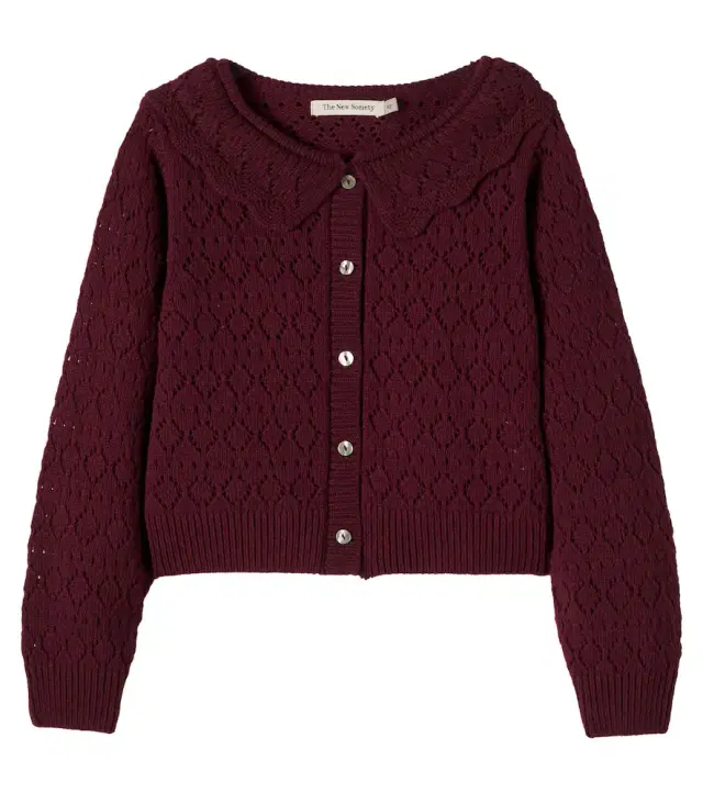 THE NEW SOCIETY Luma open-knit cardigan